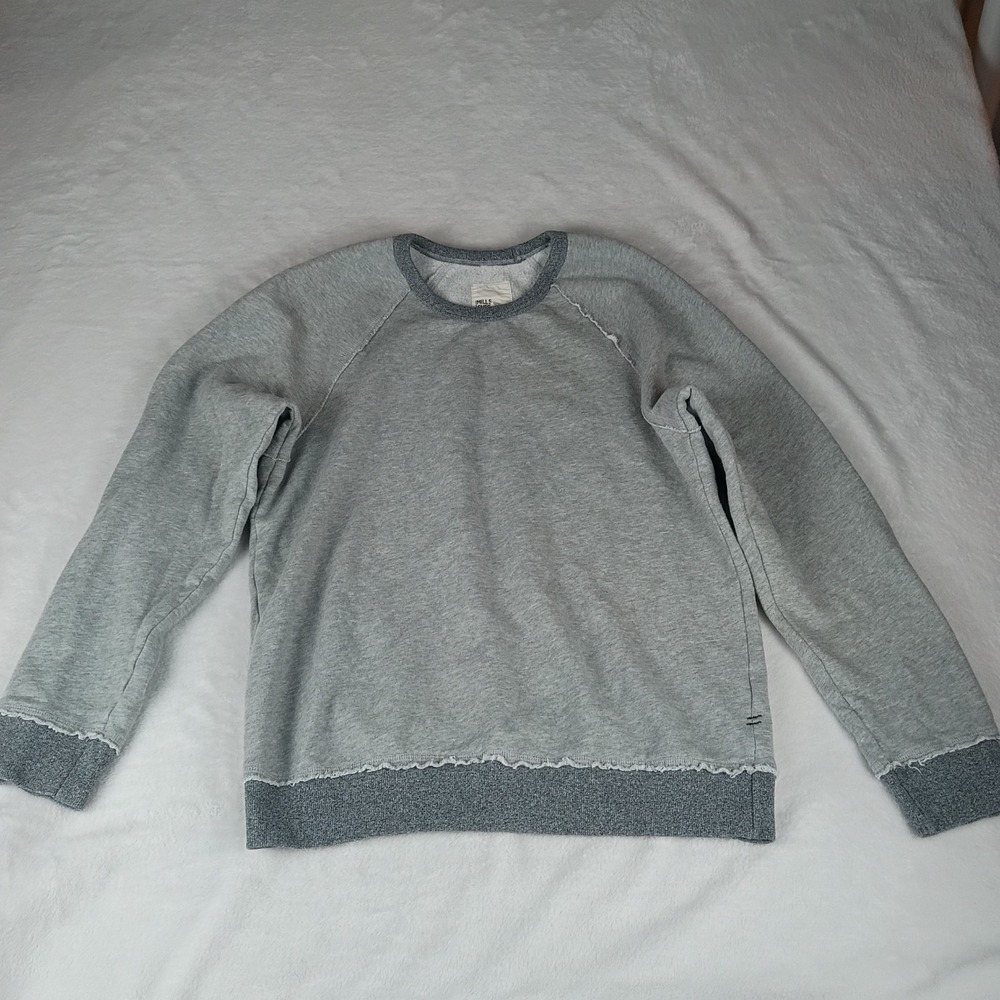 Mills Supply‎ Splendid Active Sweatshirt Men's Medium Gray Crew Neck Pullover